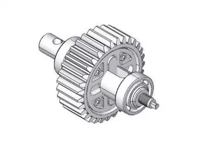 CAME 119RIBK048 Slow shaft - bk-1200p