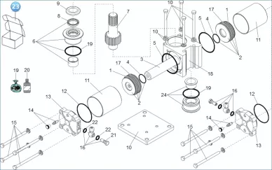 FAAC 113227 Spare packaging 750