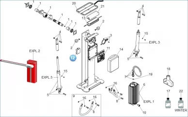 FAAC 63000214 Connector block box (xr2)