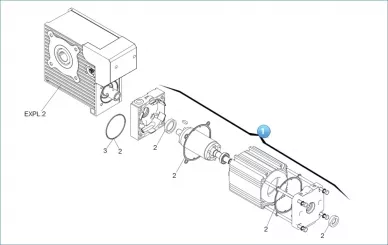 FAAC 63003157 Motor group 541 3ph
