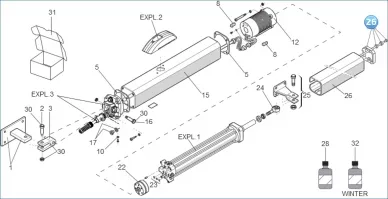 FAAC 63003329 Cover group 400