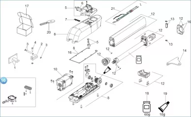 FAAC 63003351 Small parts 413-415