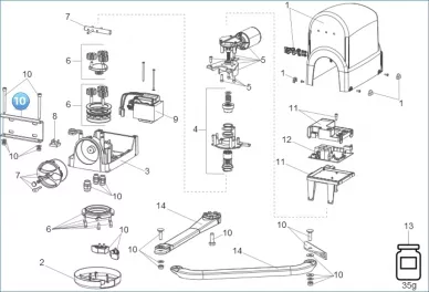 FAAC 63003423 Accessories 391-compas 