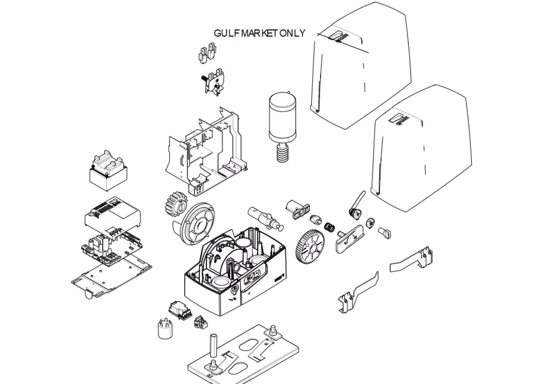 Service parts CAME Came BXV10AGS BXV10ALS BXV10AGM