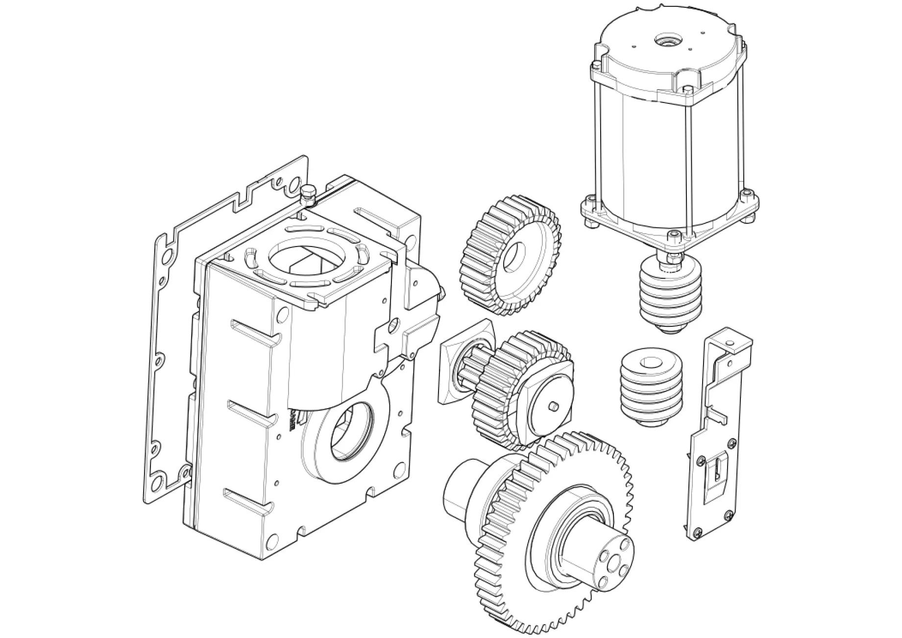 Service parts CAME Came Gard 4 G4040Z V.0 gearmotor