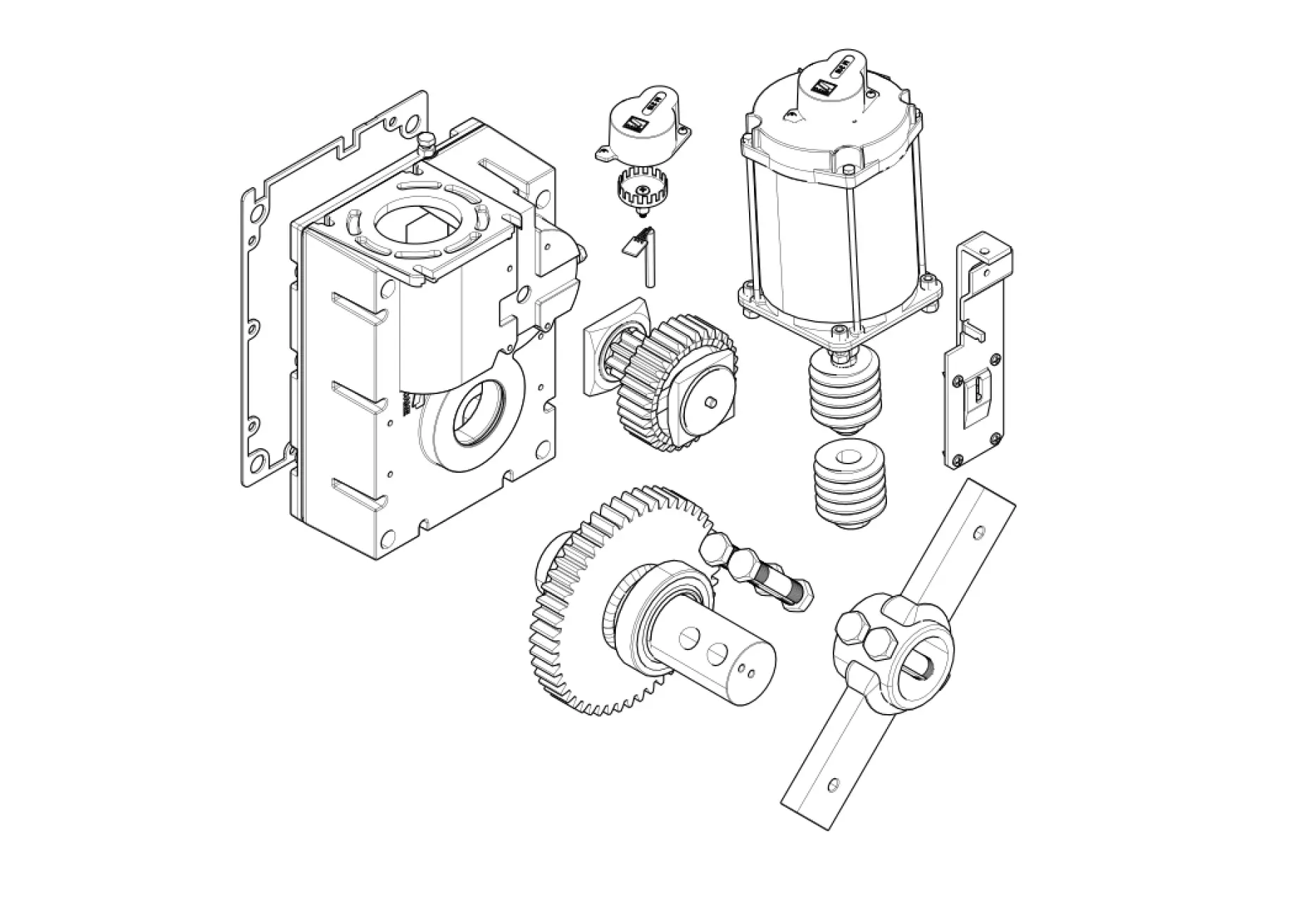 Service parts CAME Came Gard 4 G4041 gearmotor