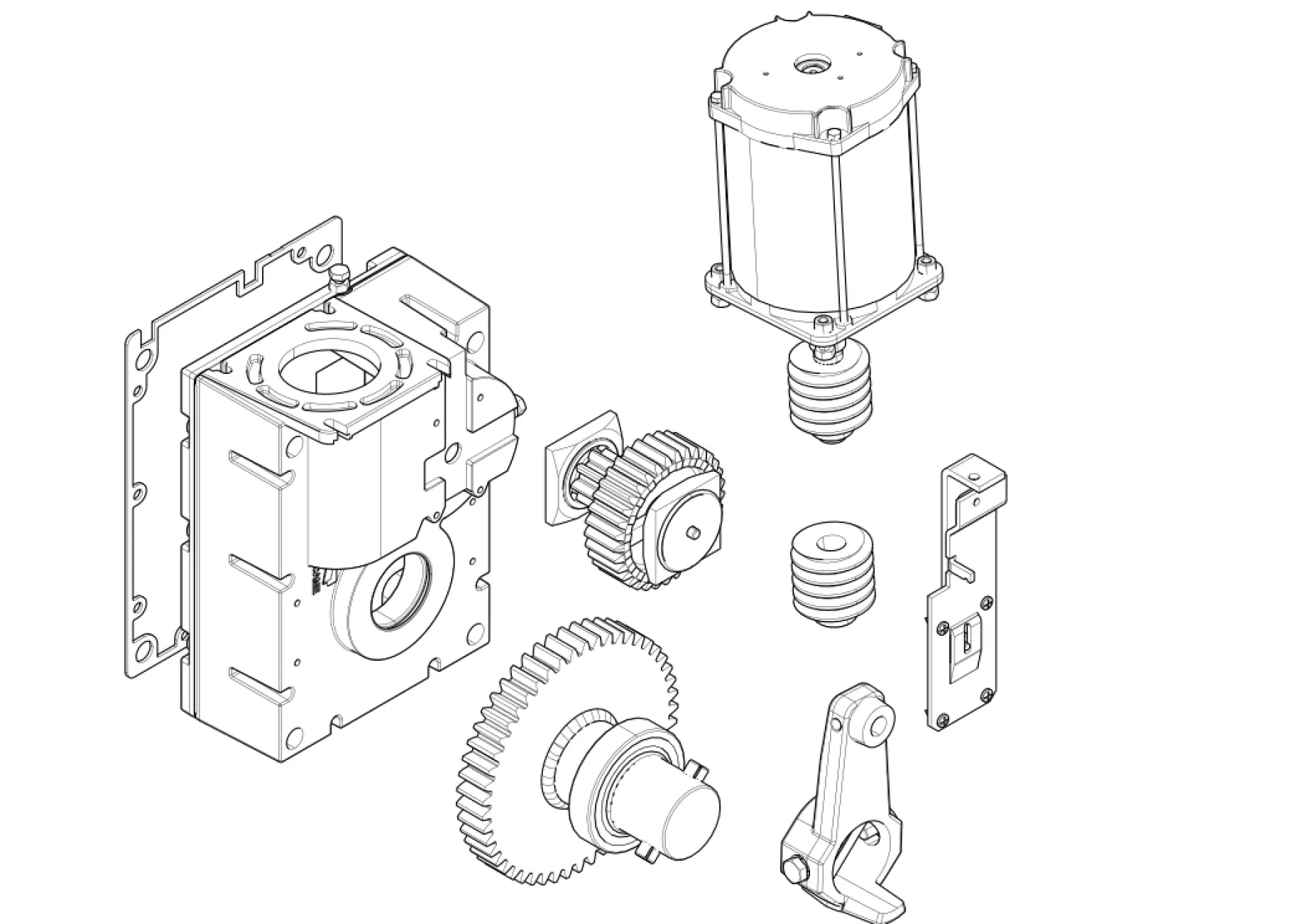 Service parts CAME Came Gard 8 G2080Z gearmotor
