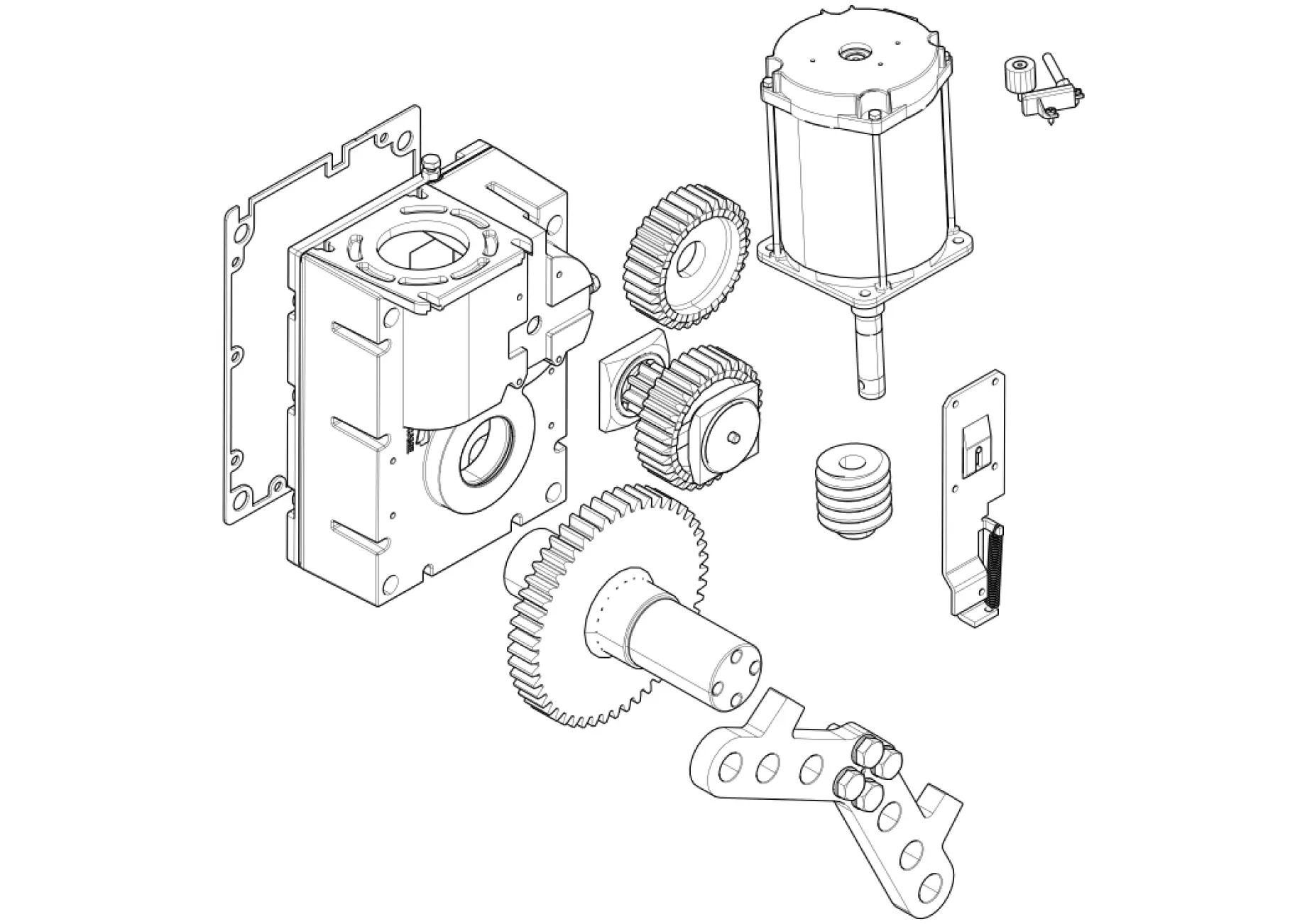 Service parts CAME Came GT4 gearmotor