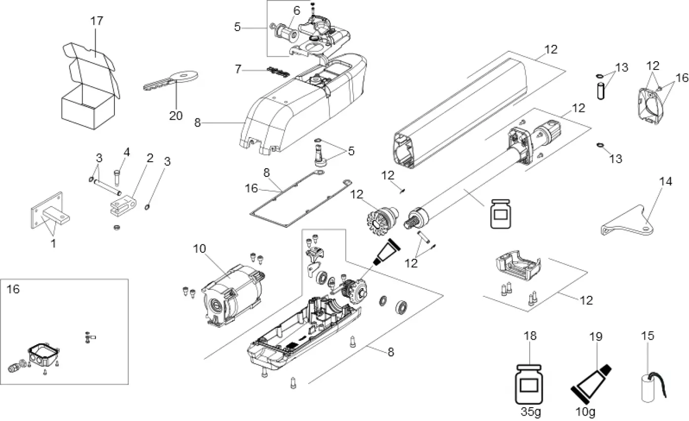 Service parts FAAC Faac 415 115V