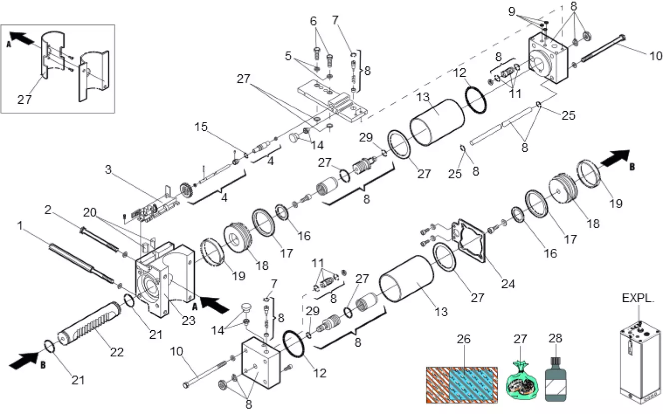 Service parts FAAC Faac 760 SBS CR Restyling