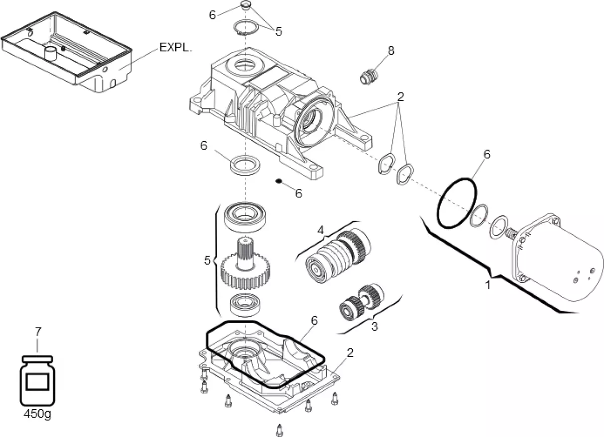 Service parts FAAC Faac 770 24V