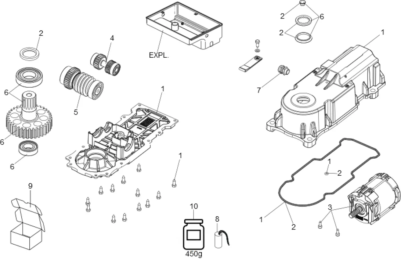 Service parts FAAC Faac 770N 230V
