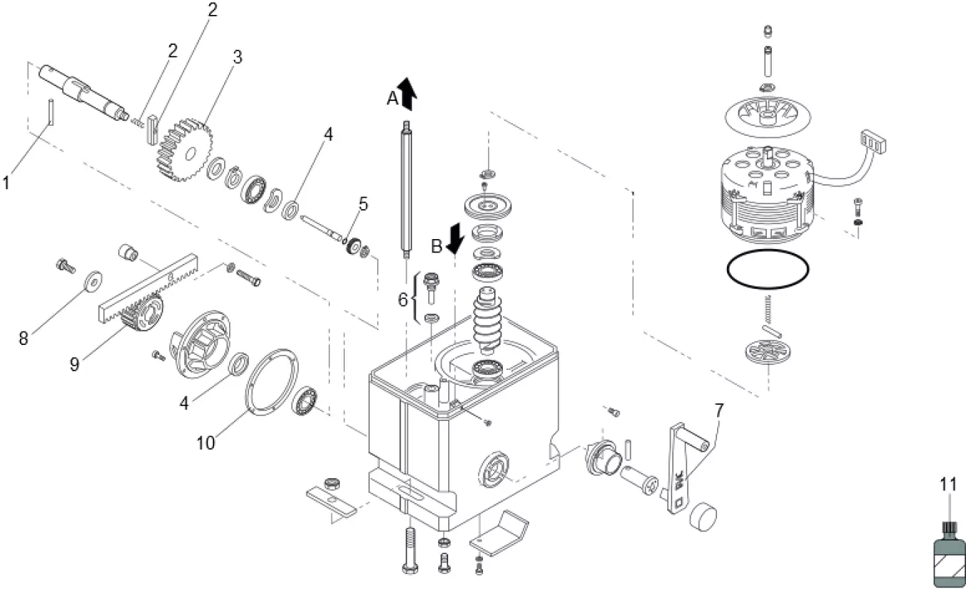 Service parts FAAC Faac 860 EMC - 2