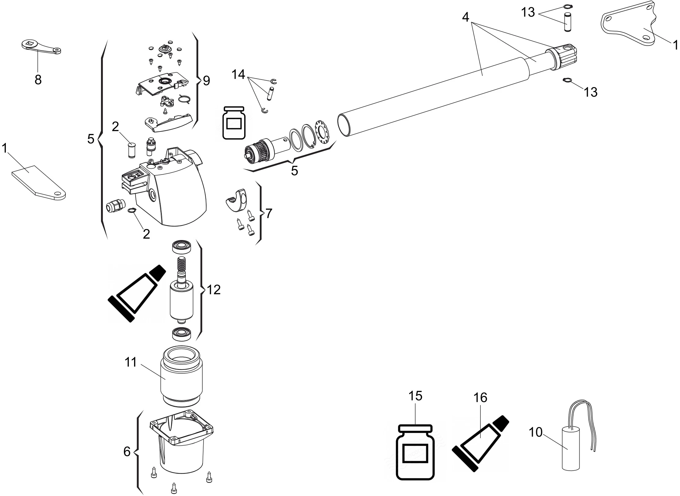 Service parts Genius Genius G-Bat 230V 300 SX