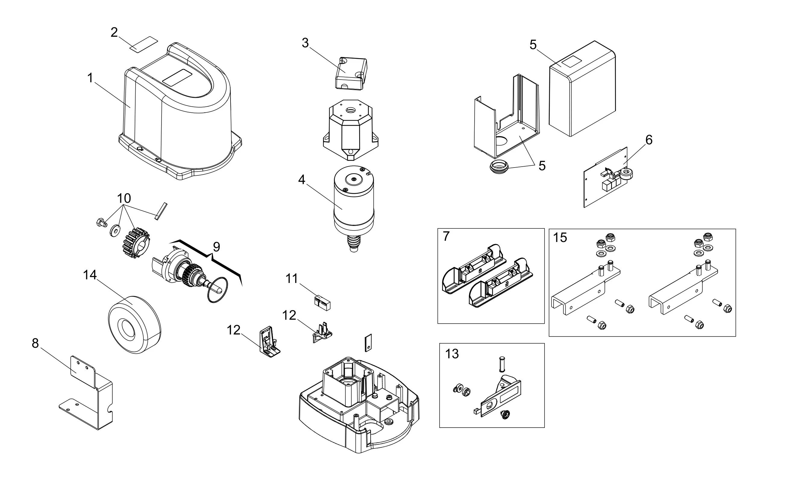 Service parts Genius Genius Milord 424