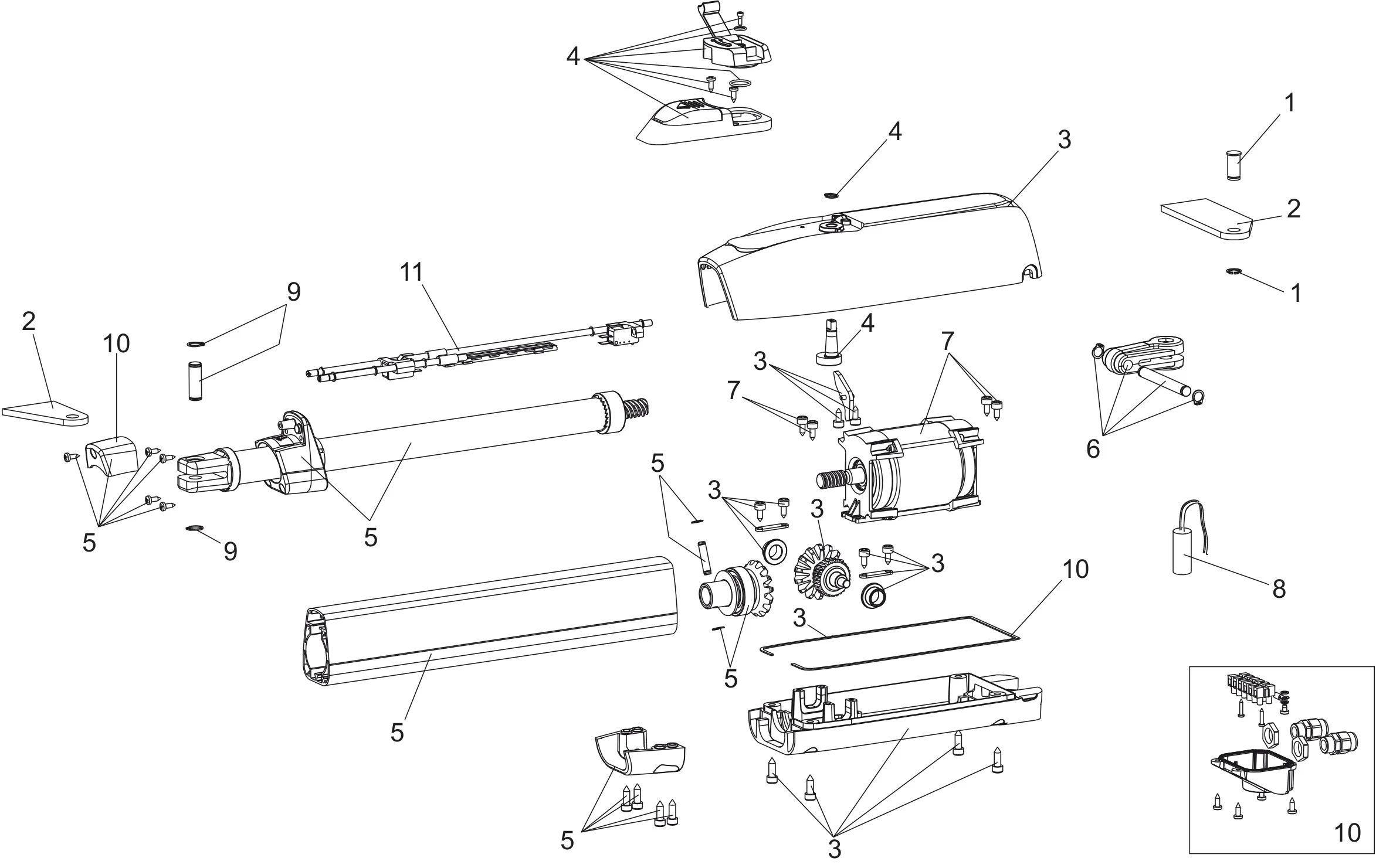 Service parts Genius Genius Mistral 400 LS