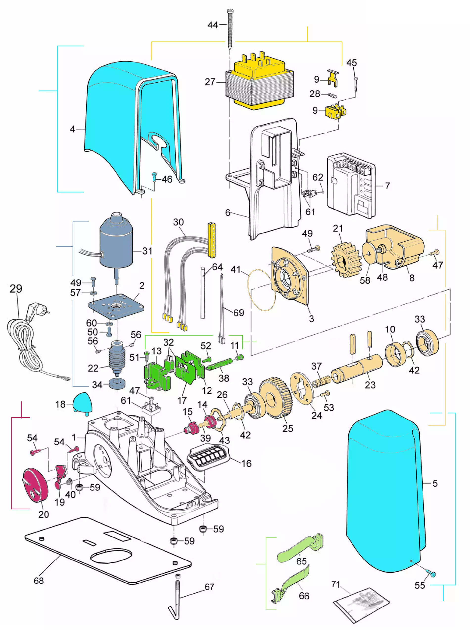 Service parts Mhouse Mhouse SL1S