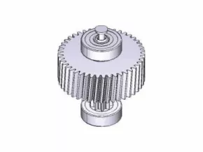 CAME 119RID090 First reduction shaft and crown - f1024