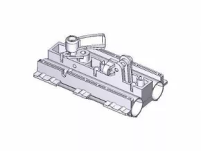 CAME 119RIE147 Ver sliding shoe track