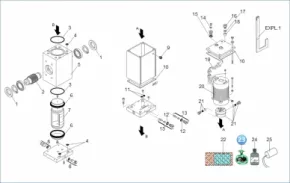 FAAC 390808 Gasket kit 560/580/630