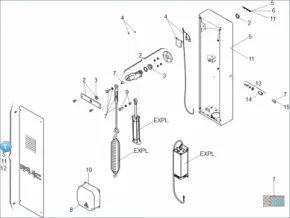 FAAC 7272755 Cover 610/615