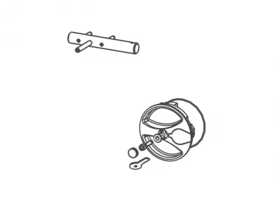 FAAC 115012 Release handle and pin group 391
