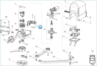 FAAC 115014 Transformer 391/compas